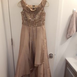 Adrianna Papell beaded evening gown